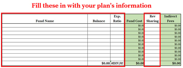 American Funds 401k Fees_Template Spreadsheet